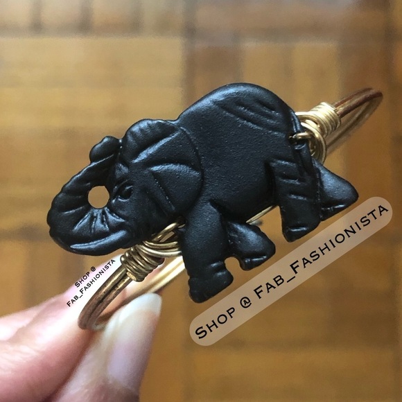 Elephant Bracelet gold black - Picture 2 of 7
